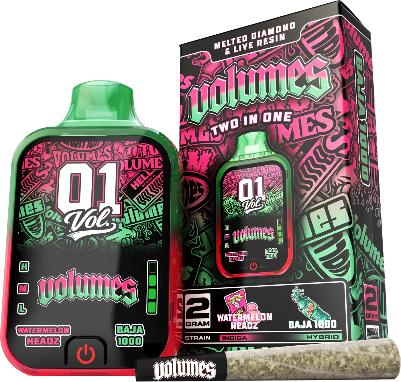 volumes 2gram disposable