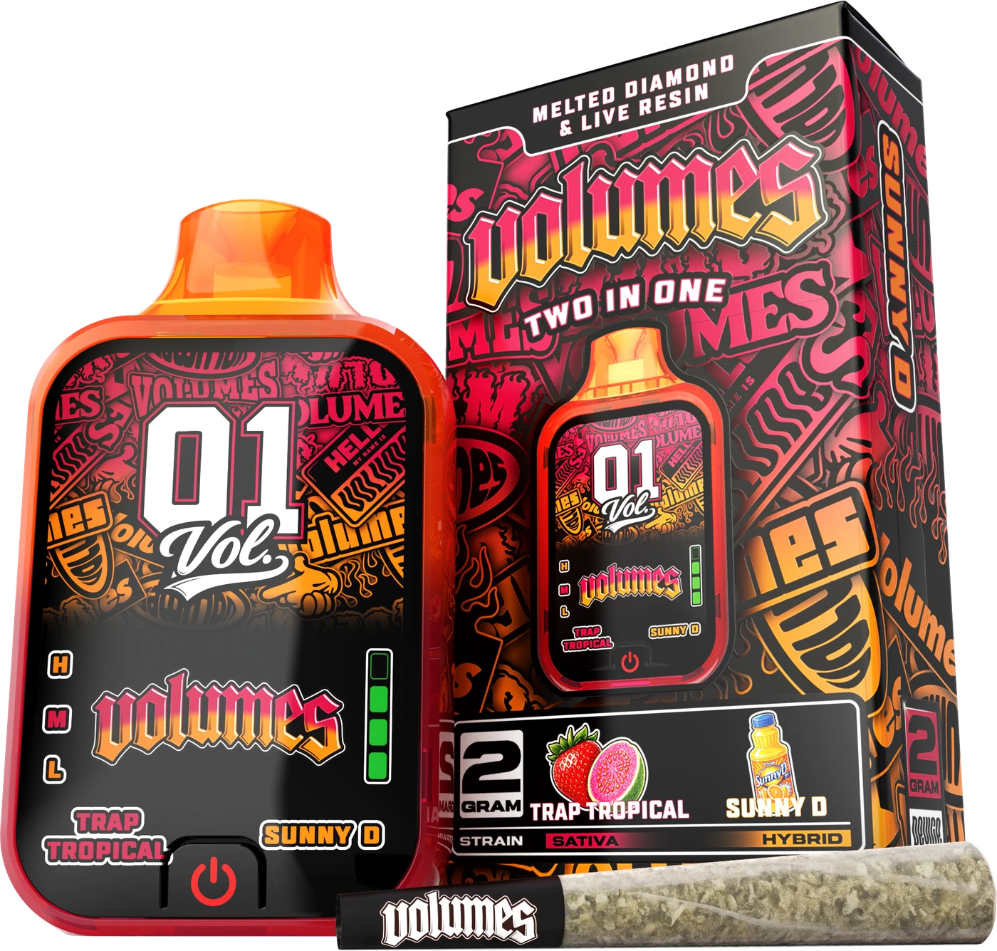 volumes 2g dual disposable
